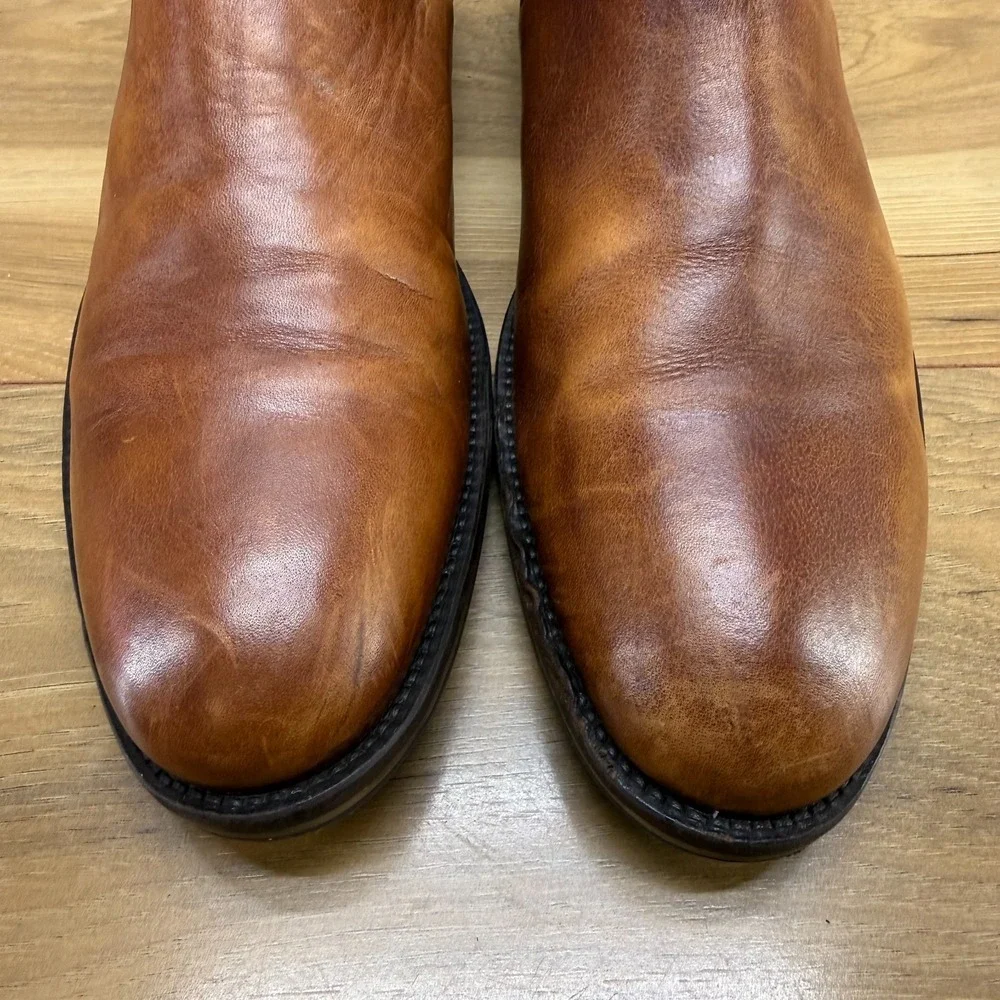 Rodd & Gunn Nicholls Street Chelsea Boot Mens 12 EU 45 Cognac Leather Casual